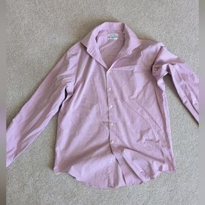 Calvin Klein Pink Gingham Button Down Shirt